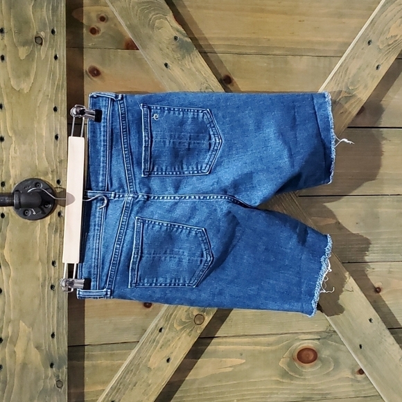 RAG & BONE LONG JEAN BERMUDA  SHORTS SIZE 29 - Picture 2 of 5